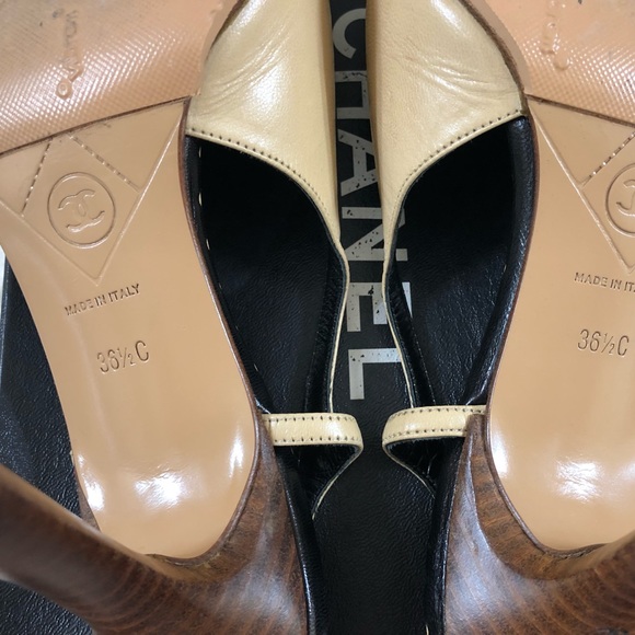 🆕 Chanel CC stitching slingback pumps 💃🏻 - Picture 7 of 7